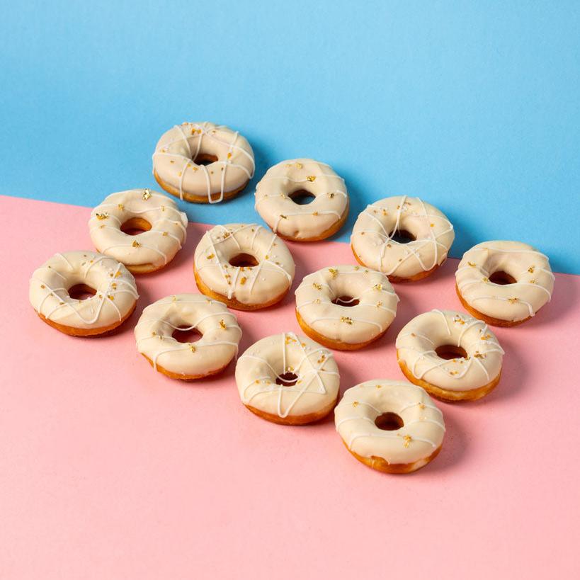 Box regalo di mini-donut di nozze (vegano)