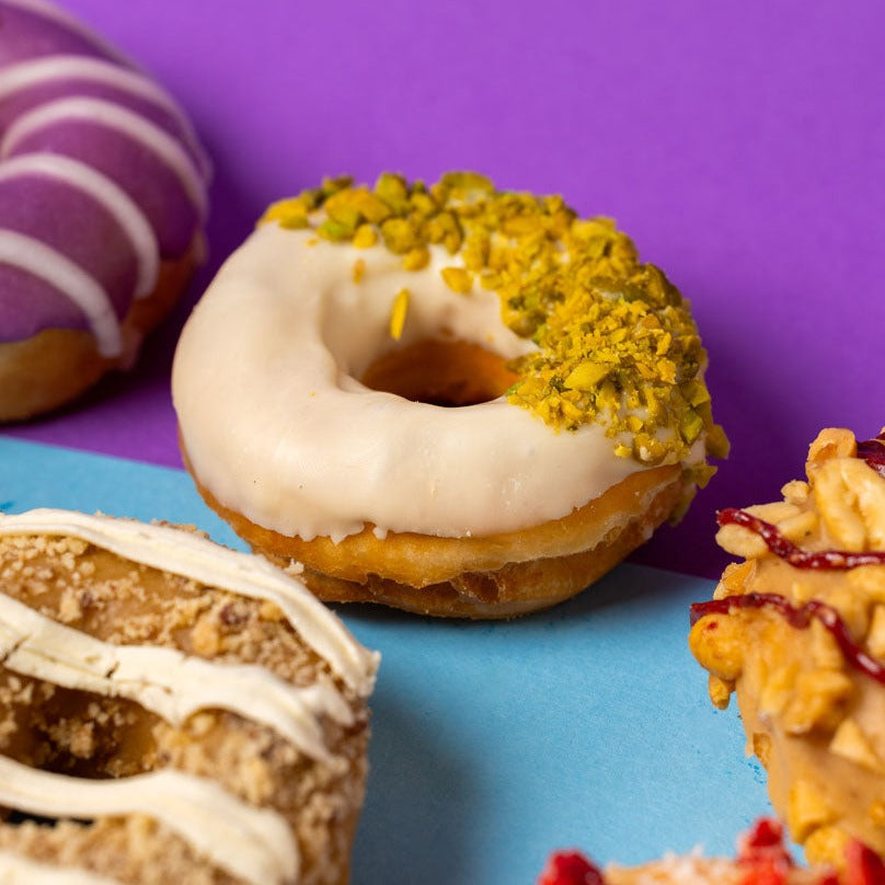 Caja de regalo de Mini-Donut de lujo (vegano)