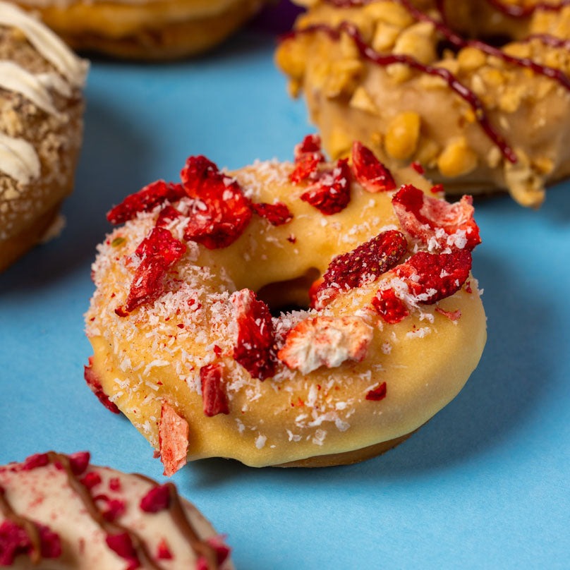 Caja de regalo de Mini-Donut de lujo (vegano)