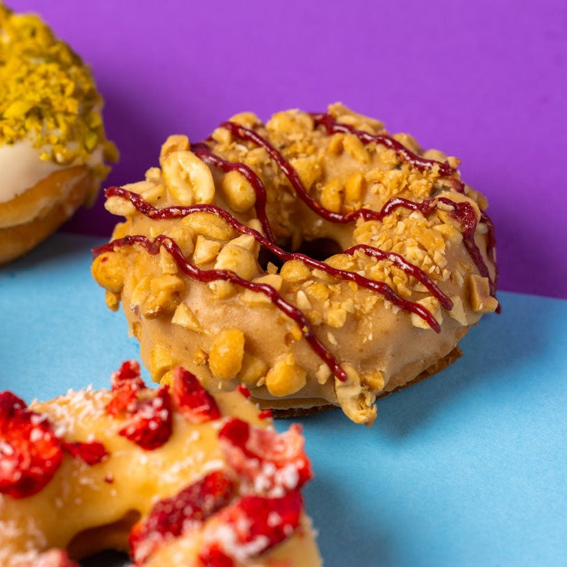 Caja de regalo de Mini-Donut de lujo (vegano)