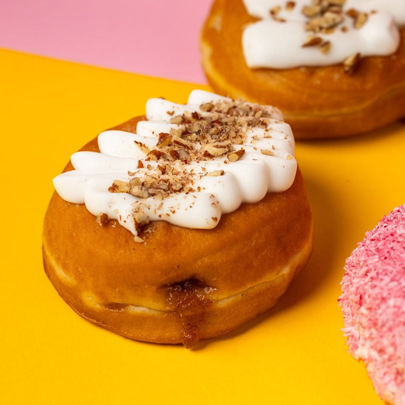 Caja de regalo de donas de tarta de queso vegano (VG)