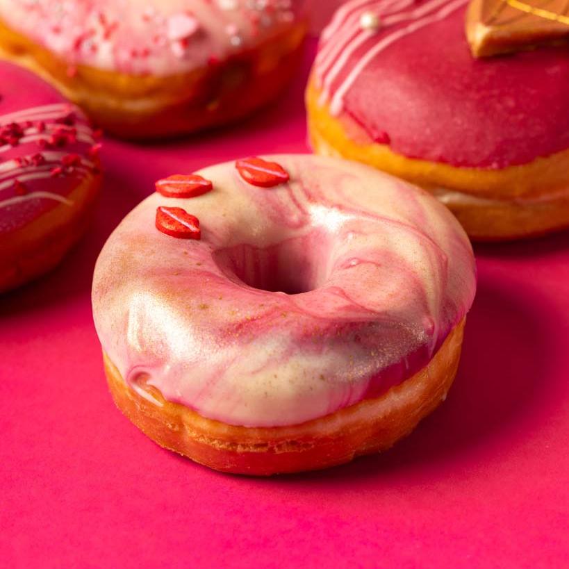 Donut regalo "Pink Party" (Vegan)