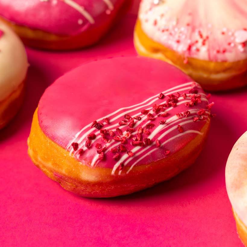 Donut regalo "Pink Party" (Vegan)