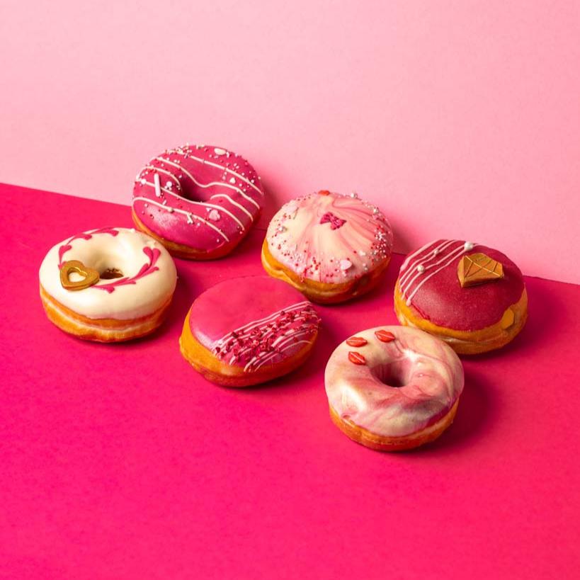 Donut regalo "Pink Party" (Vegan)