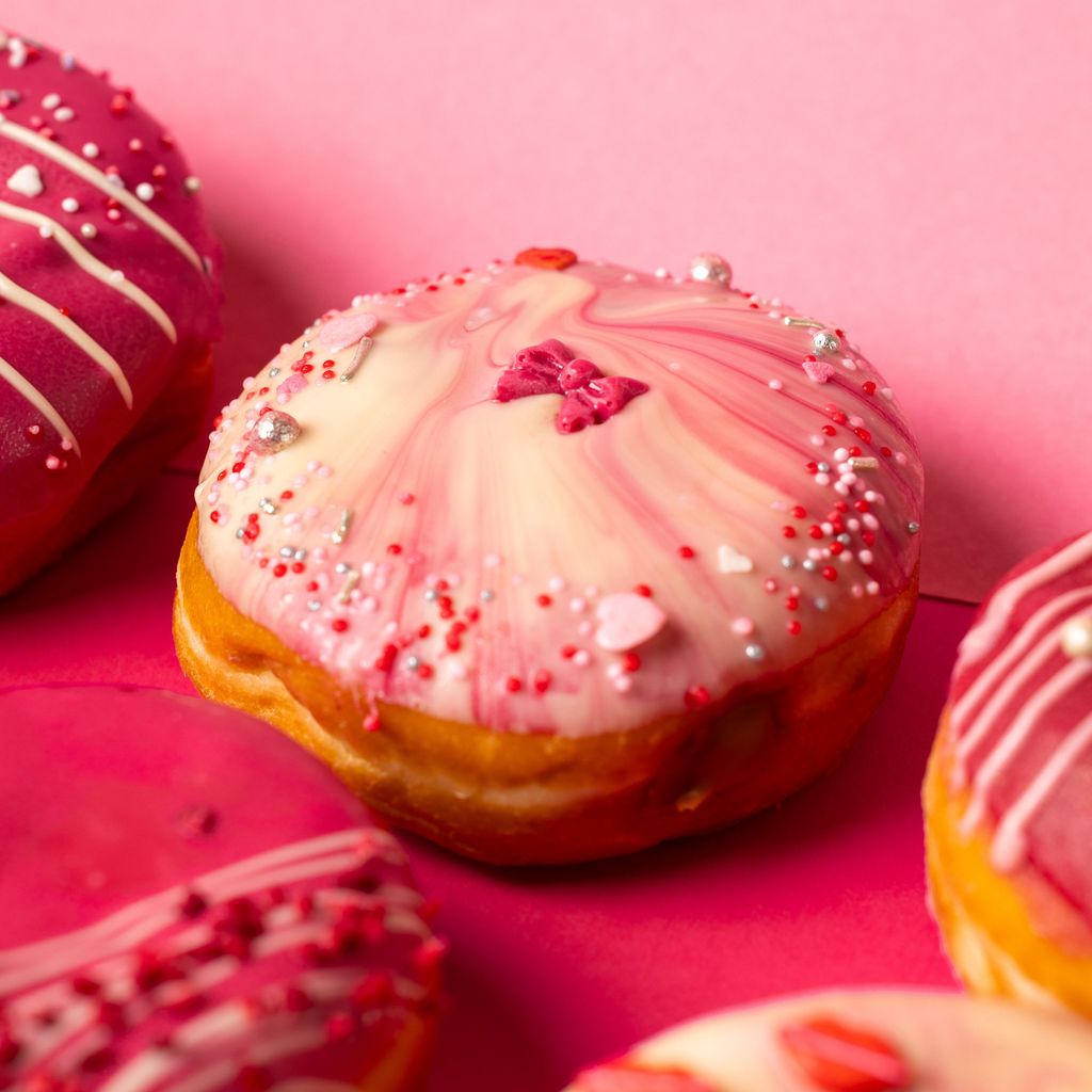 Donut regalo "Pink Party" (Vegan)