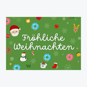 Card "Fröhliche Weihnachten"