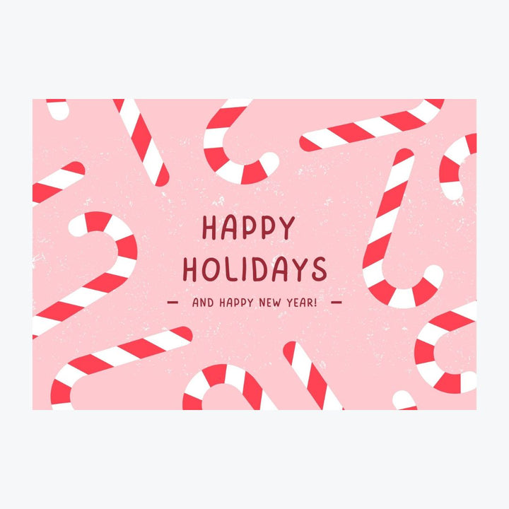 Carte "Joyeuses fêtes"
