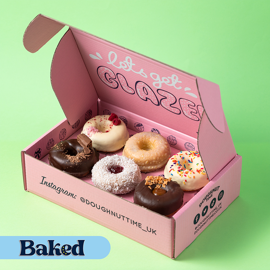 Scatola regalo di ciambelle "Baked Signature", una torta che rispetta il glutine
