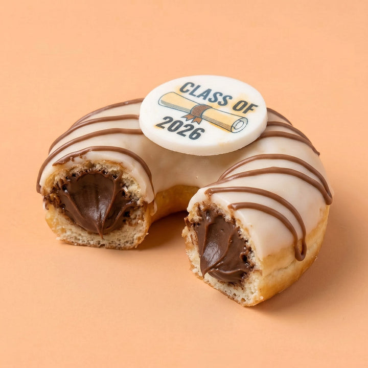 Graduation vegan doughnut gift box