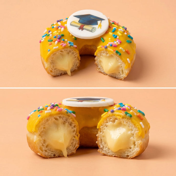 Graduation vegan doughnut gift box
