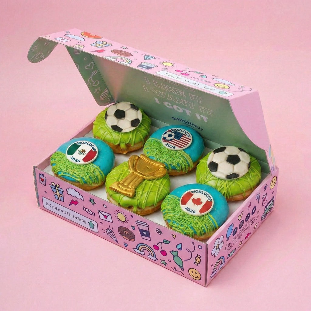 Football Special World Cup 26 vegan doughnut gift box