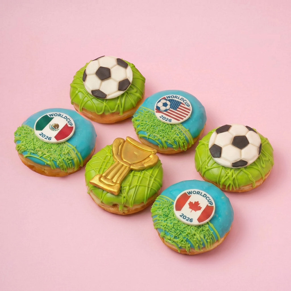Football Special World Cup 26 vegan doughnut gift box