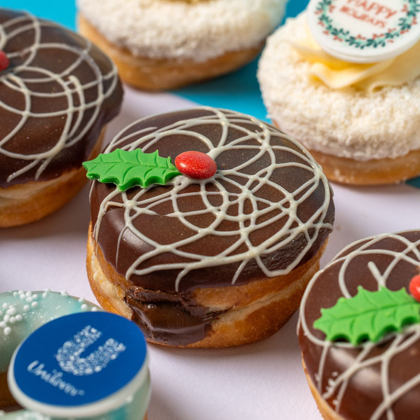 Christmas Officebox XL - 60 mini doughnuts with logo