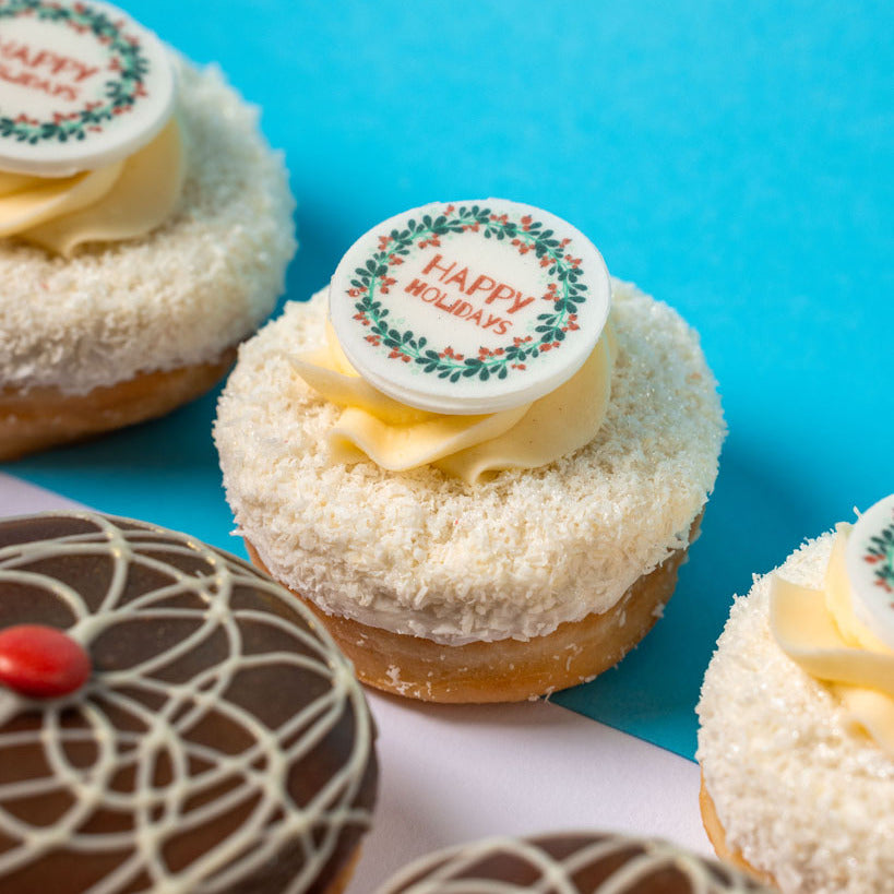 Christmas Officebox XL - 60 mini doughnuts with logo