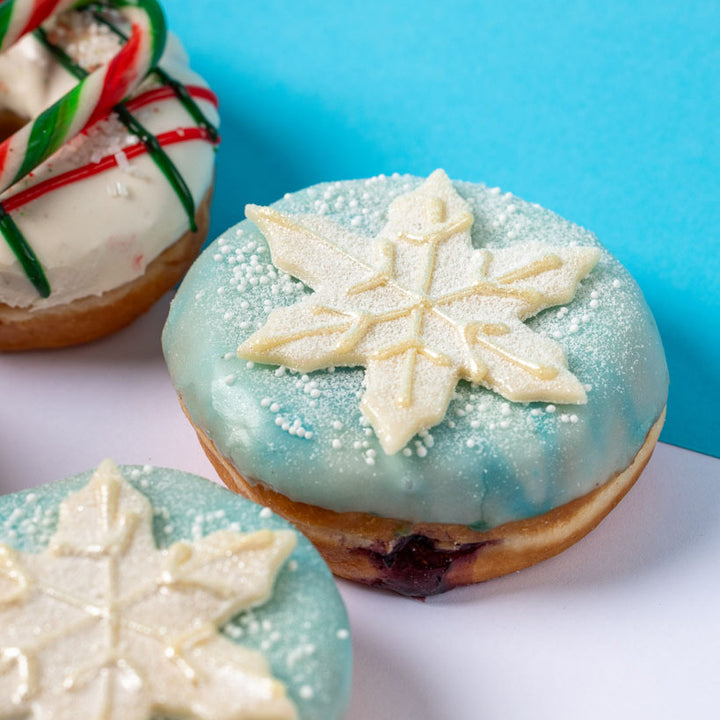 "Noël végétalien" boîte cadeau de donuts (VG)
