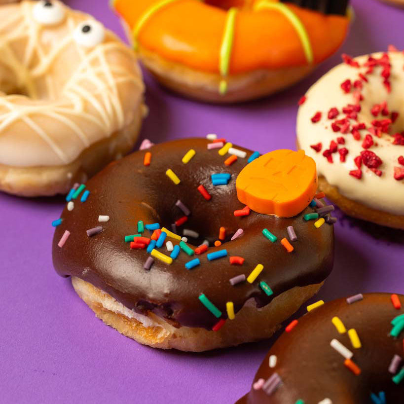 Boîte cadeau mini donut d'Halloween (VG)
