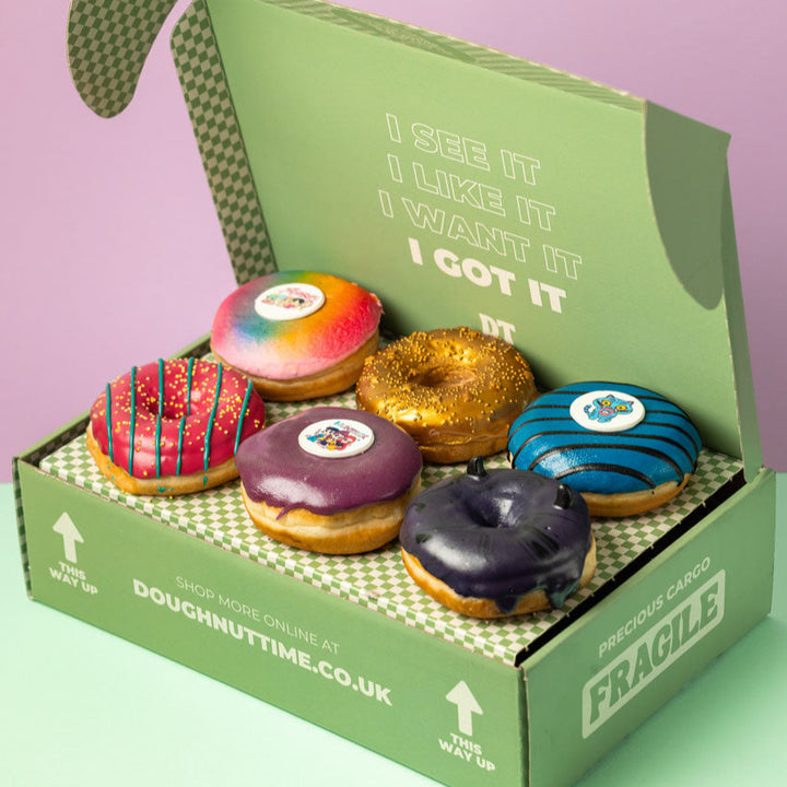 Caja regalo donut "Especial K-Pop" (vegano)
