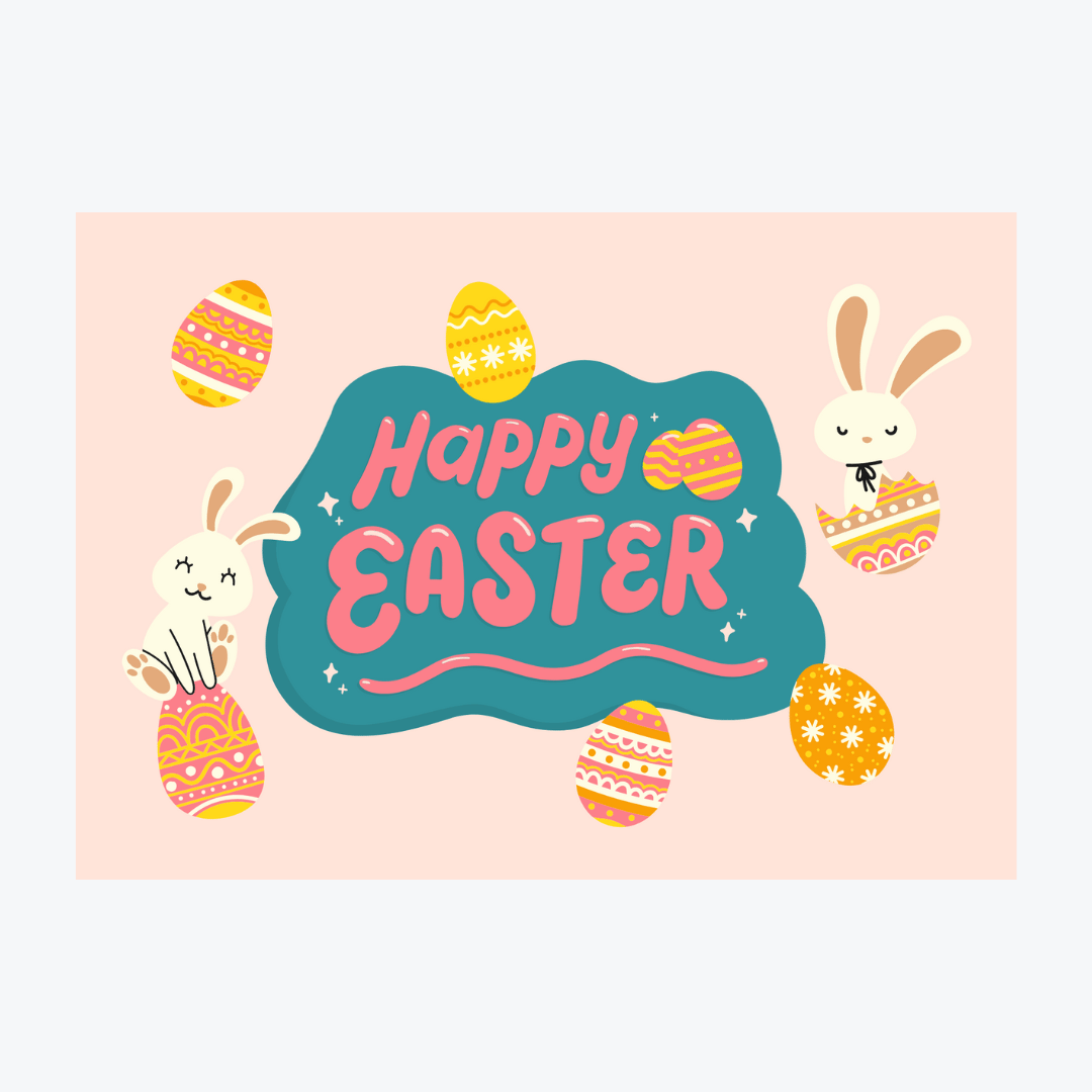 Karte "Happy Easter"