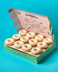 "White Wedding" vegan mini doughnut gift box