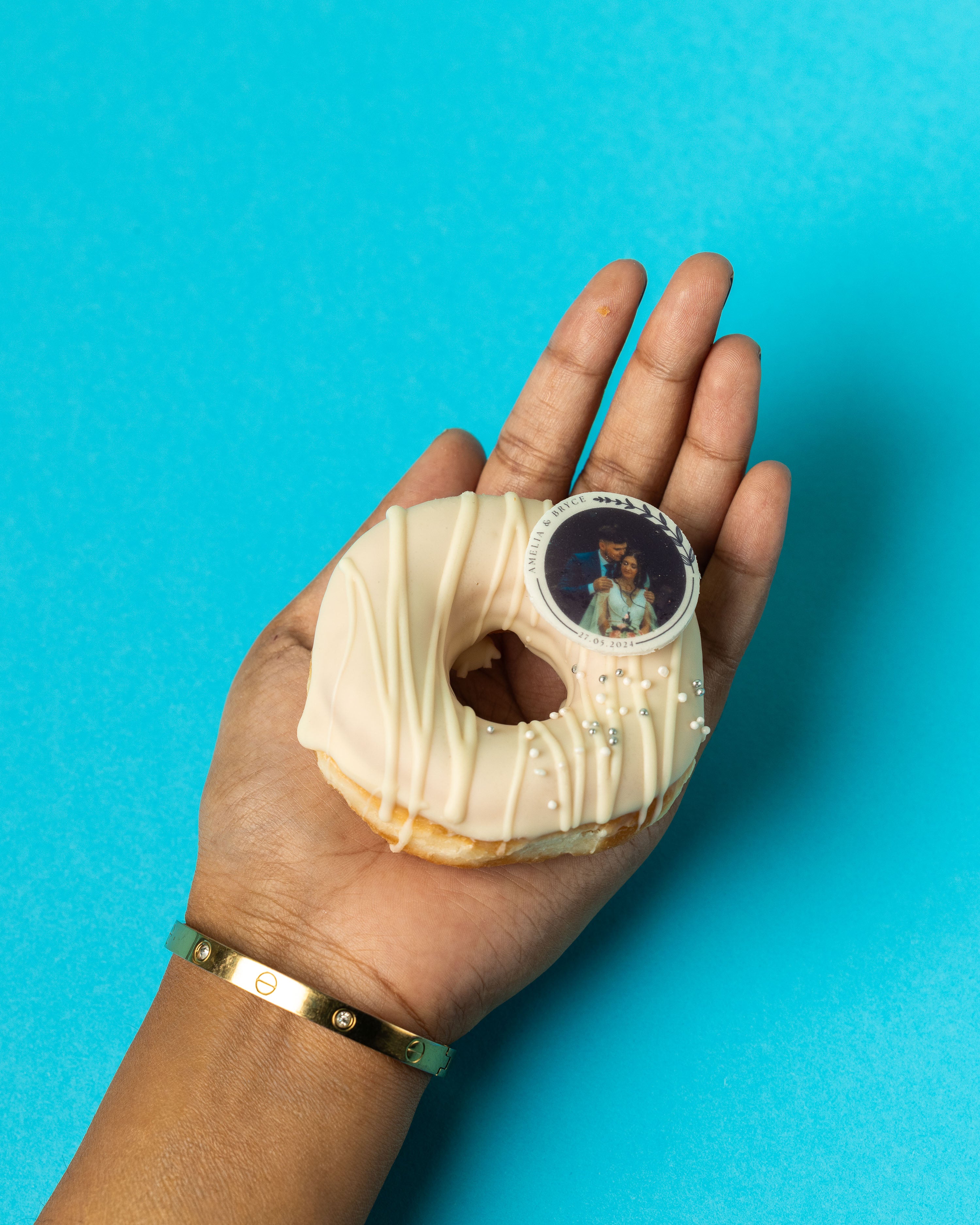 Halloween Office Box XL - 60 mini donuts con logotipo (VG)