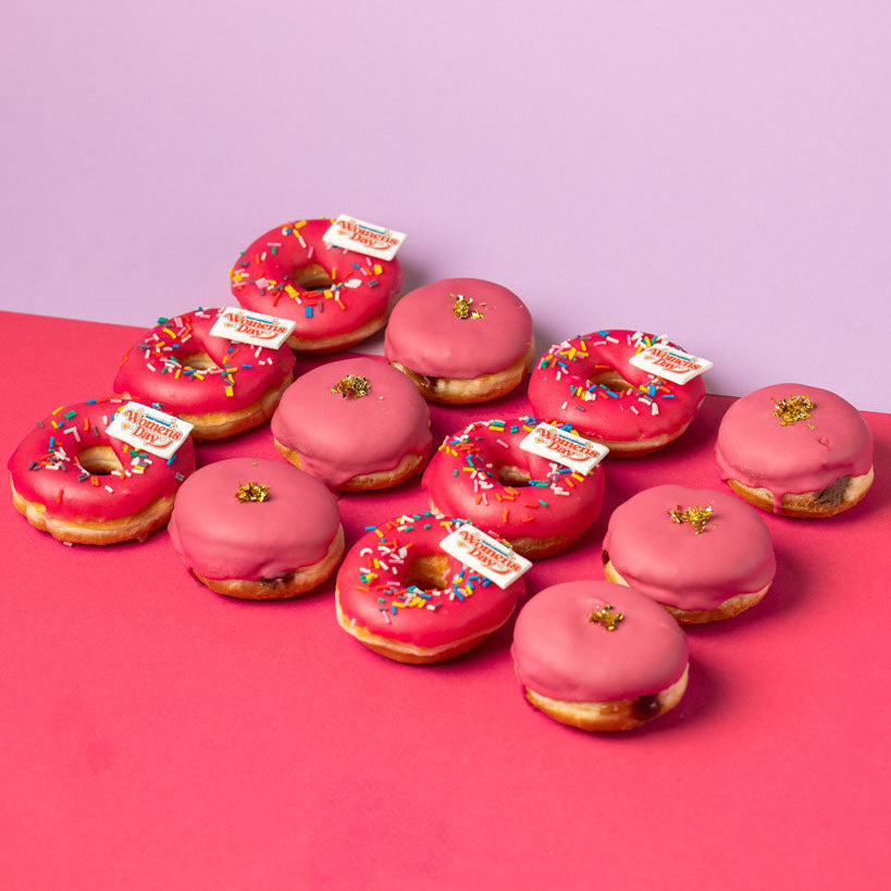 "Spécial Journée des femmes" coffret cadeau de mini donuts