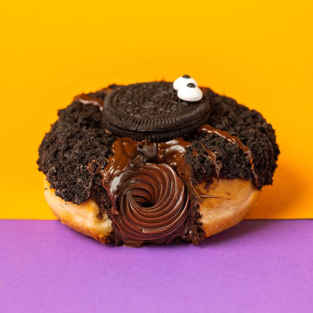 "Vegan Halloween" doughnut gift box