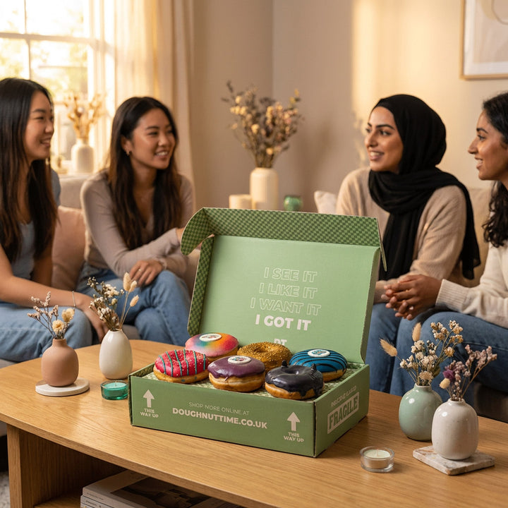 Caja regalo donut "Especial K-Pop" (vegano)