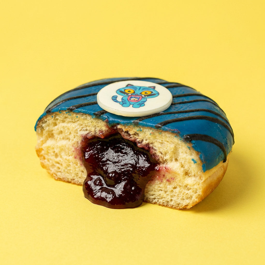 Caja regalo donut "Especial K-Pop" (vegano)