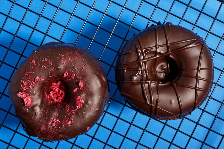"Baked Vegan Mix" glutenfreundliche Kuchen-Donut Geschenkbox