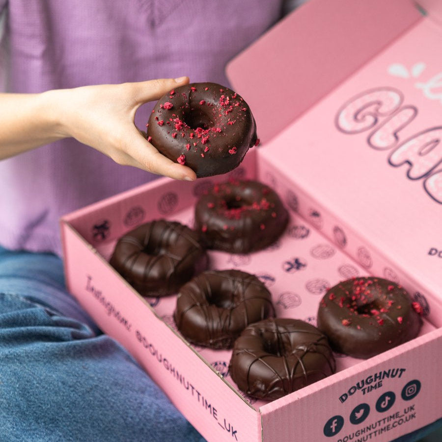 "Baked Vegan Mix" glutenfreundliche Kuchen-Donut Geschenkbox
