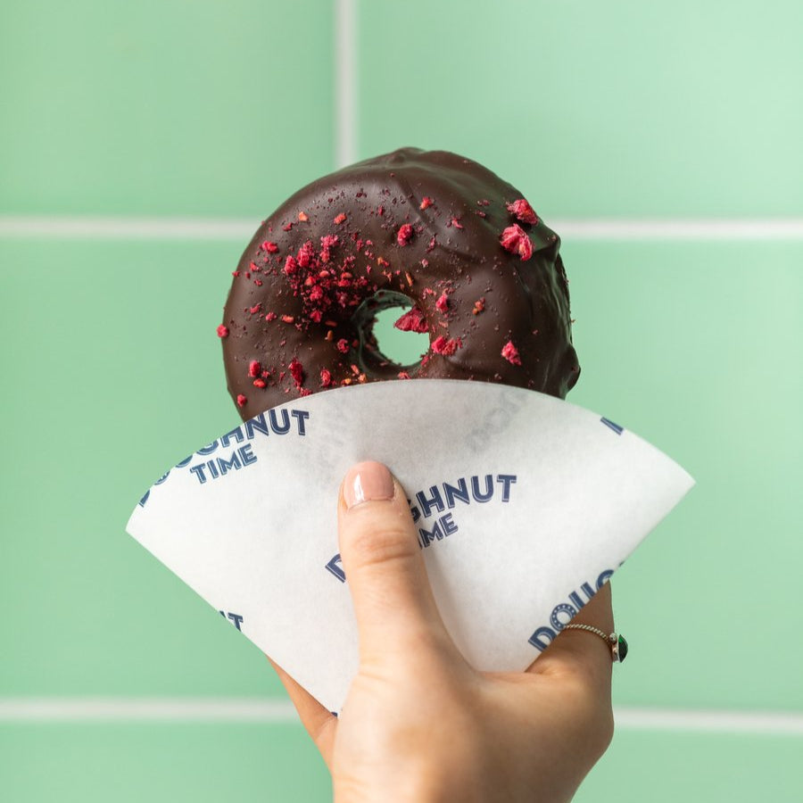"Baked Vegan Mix" glutenfreundliche Kuchen-Donut Geschenkbox