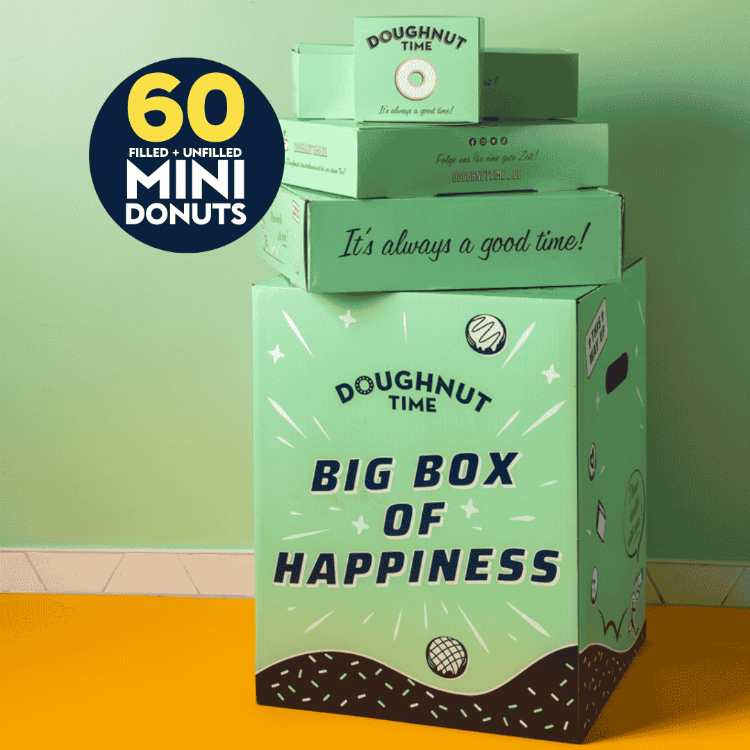 Mini-Doughnut Partybox XL - 60 Mini-Doughnuts
