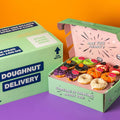 "Halloween office box XL" – 60 vegan mini doughnuts with Logo