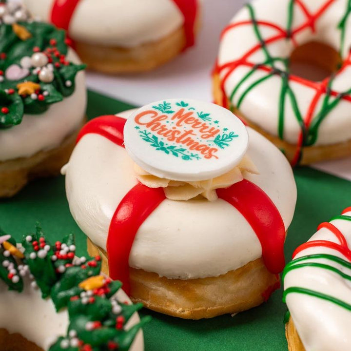 Christmas Officebox XL - 60 mini doughnuts with logo