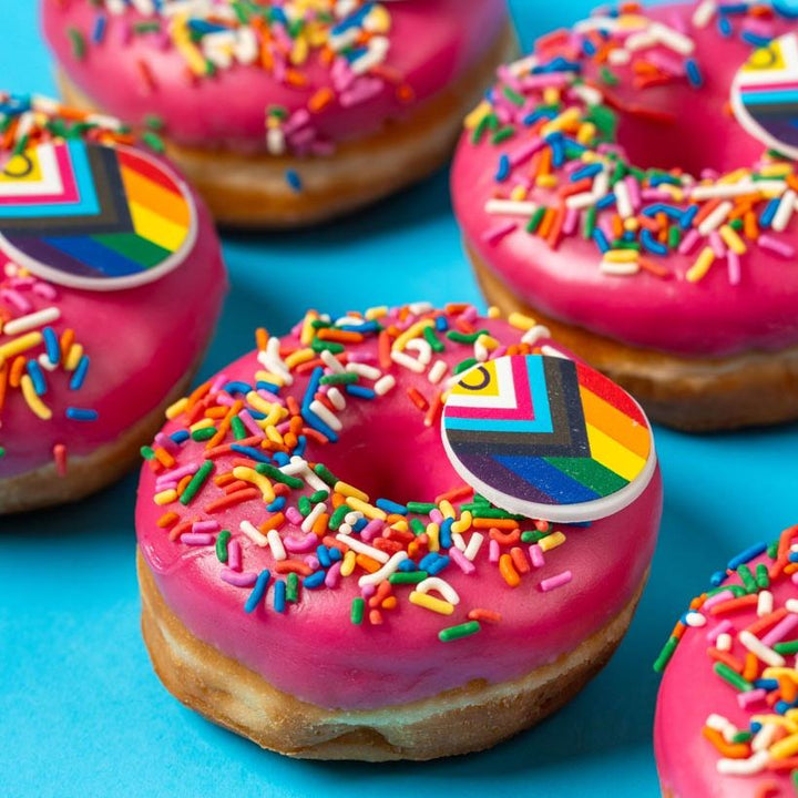 Caja de regalo de donuts "Especial Mes del Orgullo" (vegano)