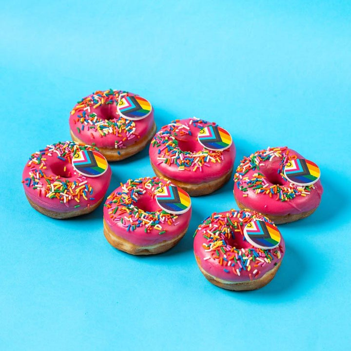 Caja de regalo de donuts "Especial Mes del Orgullo" (vegano)