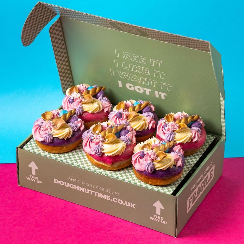 "Unicorn Special" donut gift box (vegan)