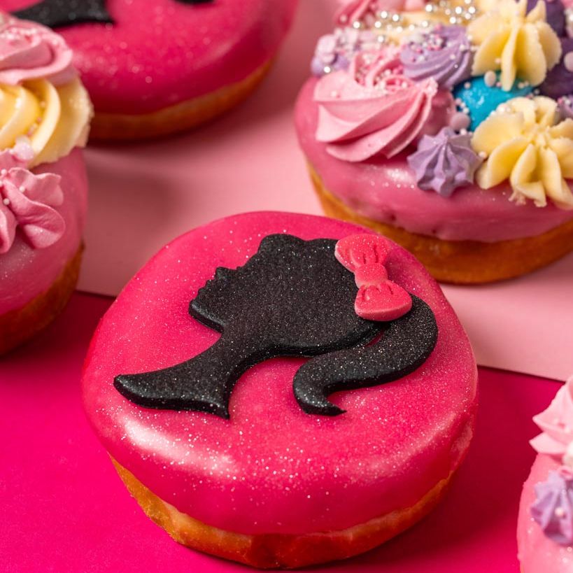 "Barbie Girl" vegan doughnut gift box