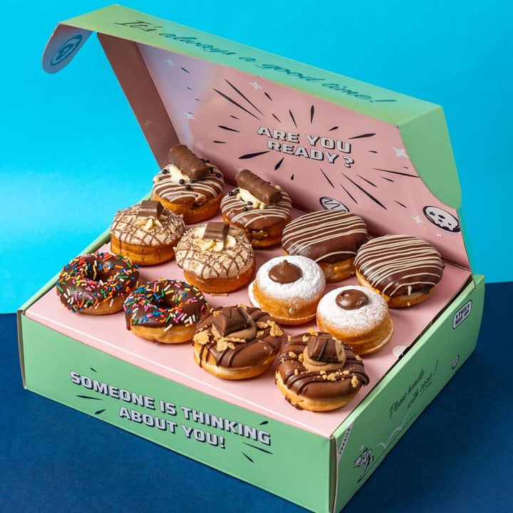 "Chocoholics" Mini-Donut Geschenkbox