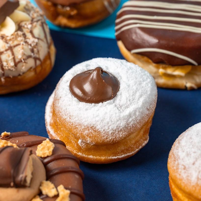 "Chocoholics" Caja regalo mini donuts