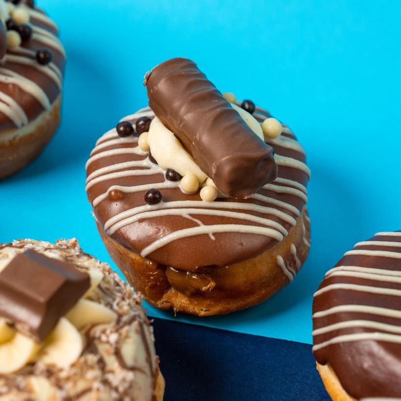 "Chocoholics" Caja regalo mini donuts