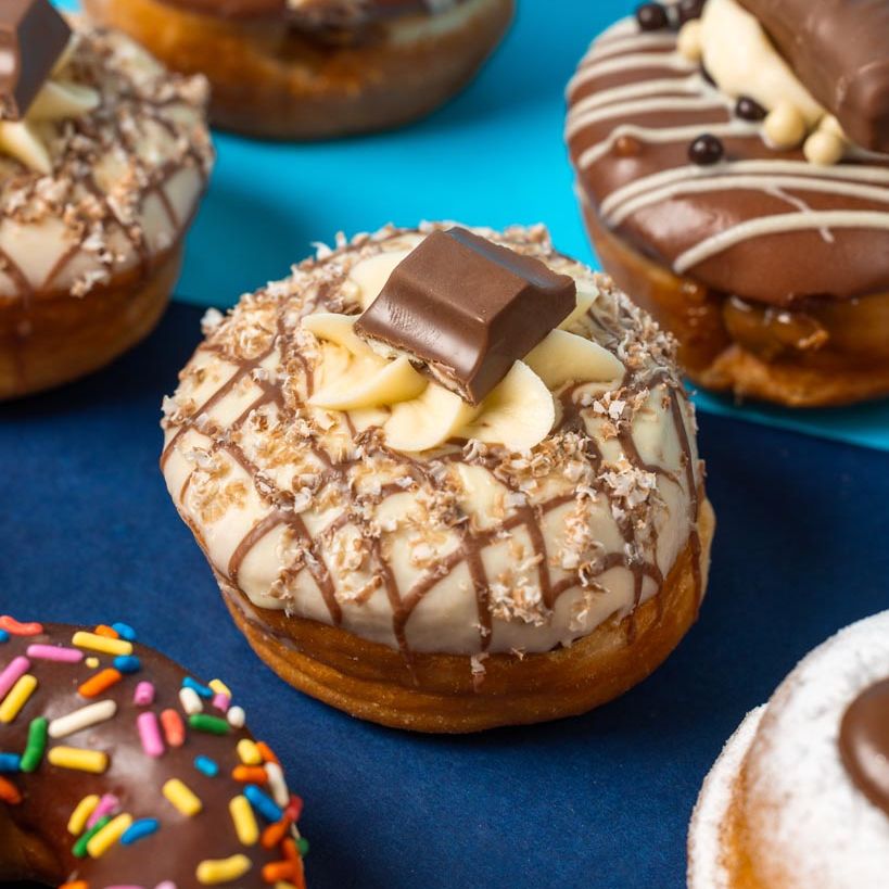 "Chocoholics" Caja regalo mini donuts