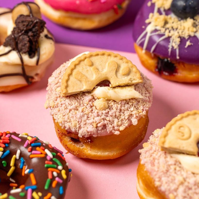 "Selección vegana" Caja de regalo de mini donuts (VG)
