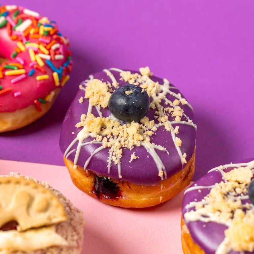 "Selección vegana" Caja de regalo de mini donuts (VG)