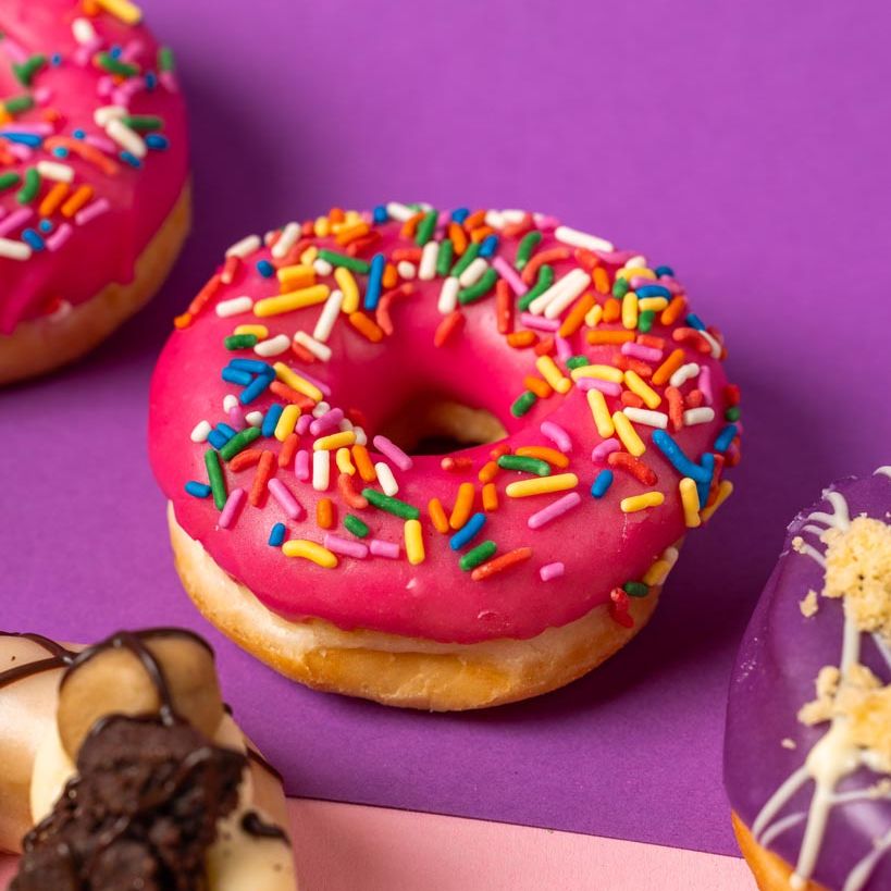 "Selección vegana" Caja de regalo de mini donuts (VG)