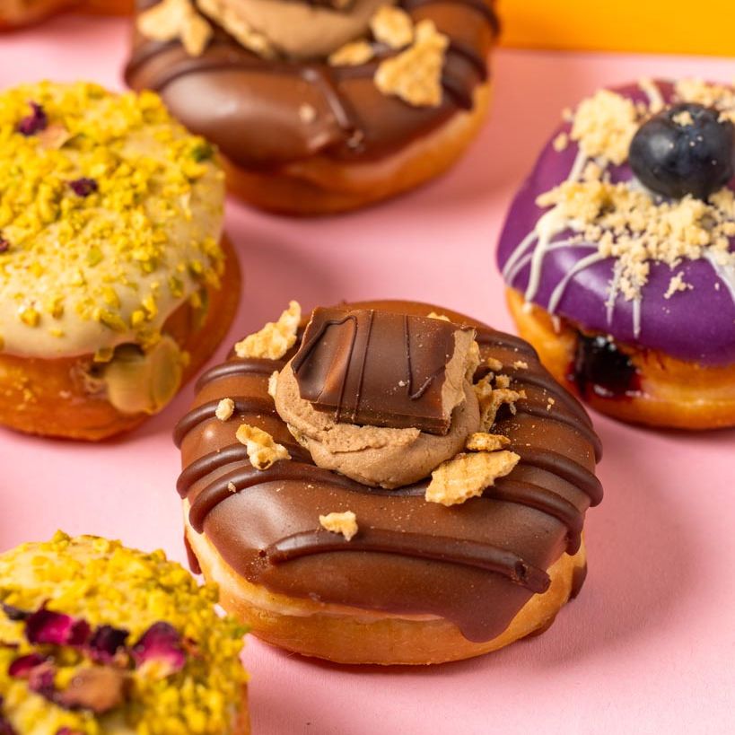 "Leo's Favourites" mini doughnut gift box