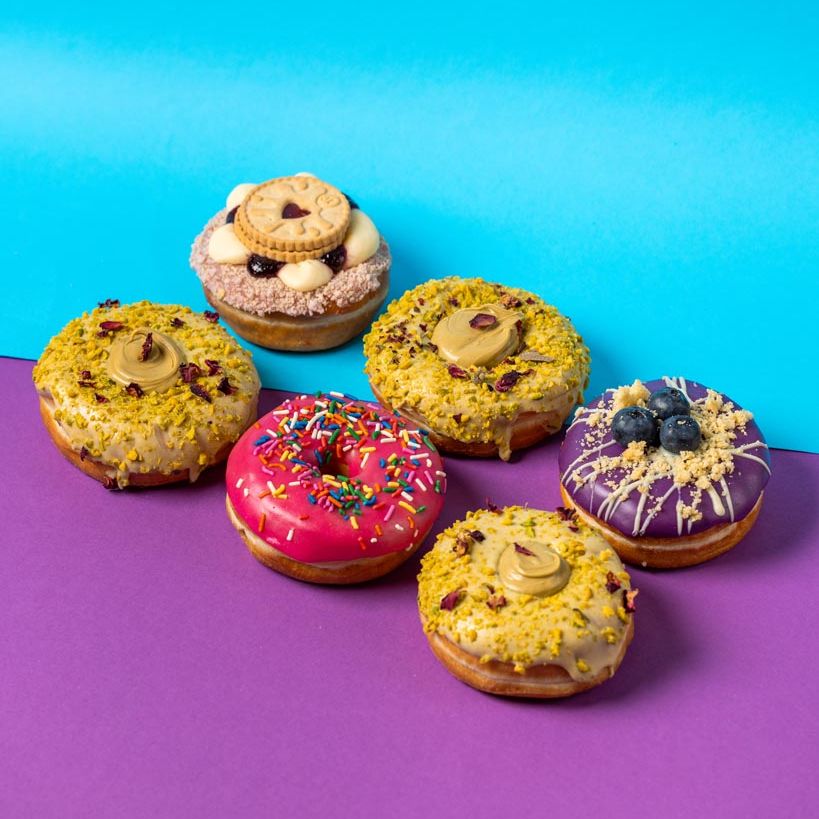 "Scatola regalo per ciambelle "Paradiso al pistacchio