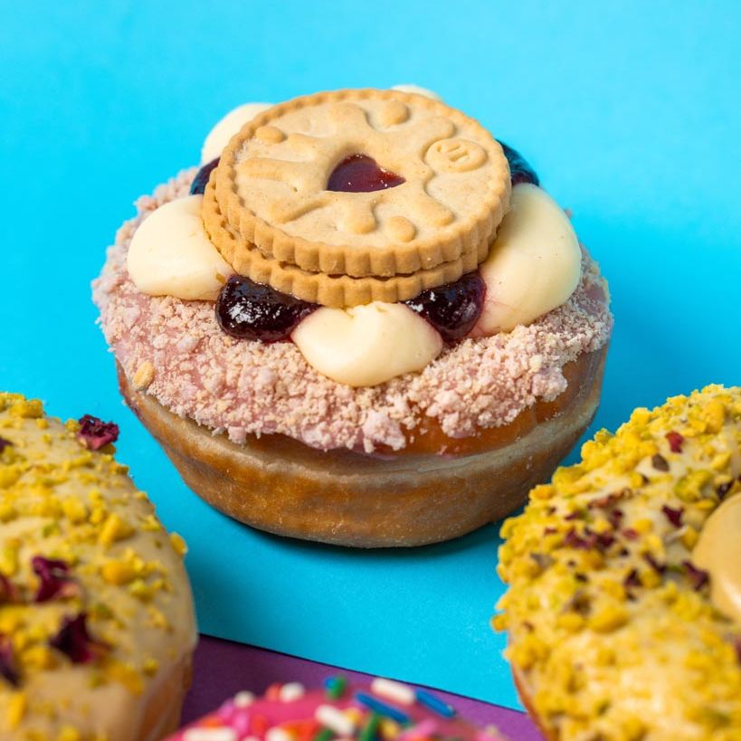 "Scatola regalo per ciambelle "Paradiso al pistacchio