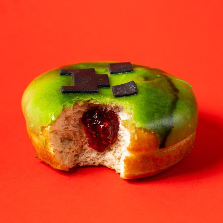Boîte-cadeau "Spécial Minecraft" à beignets (végétalien)