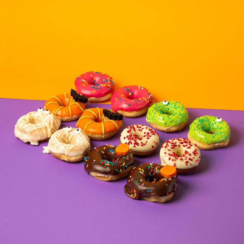 Boîte cadeau mini donut d'Halloween (VG)